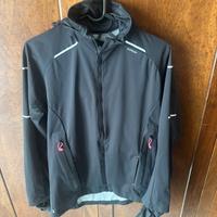 Giacca nera impermeabile