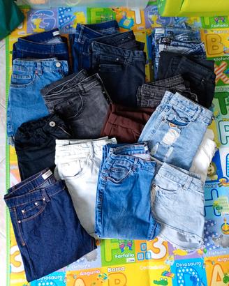 Lotto di jeans donna 