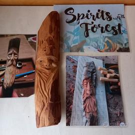 Alberi Spiriti degli alberi Wood Spirit Carving
