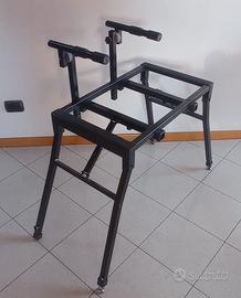 stand / supporto per due tastiere (piano e synth)