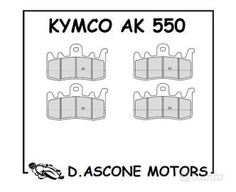 PASTIGLIE ANTERIORI ORGANICHE AK 550 17-20