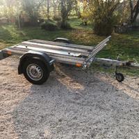Carrello portamoto 3 posti