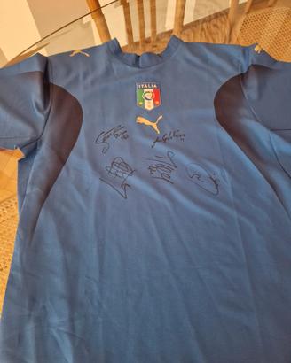 Maglia nazionale italiana campione del mondo autog