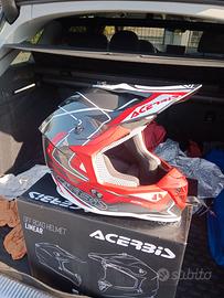 Casco cross acerbis XL nuovo