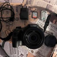 Sony Cybershot DSC-H350 - Zoom 50x - con accessori