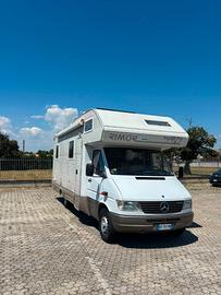 Mercedes-benz camper mansardato rimork super brig 