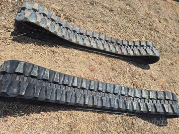 Cingoli in gomma per escavatori