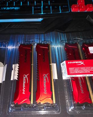 DDR3 HYPERX SAVAGE 4  X 4 Gb tot. 16Gb