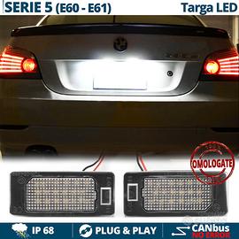 PLACCHE Luci TARGA 24 LED BMW SERIE 5 E60 E61 E39