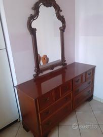 cassettiera con specchio 