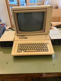 Apple IIc vintage completo + monitor e floppy