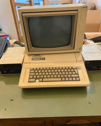 Apple IIc vintage completo + monitor e floppy