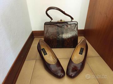 Scarpe e borsa in pitone
