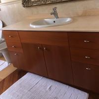 Mobile bagno tek e marmo