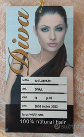 Coda Capelli Naturali Diva di She, biondo chiaro
