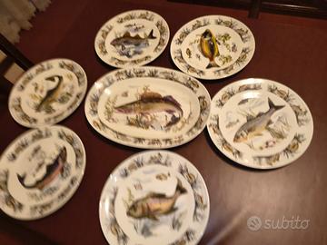 Servizio piatti Ginori pesci