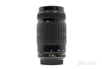 Obiettivo Zoom CANON LENS EF 75 300 attacco EOS 50