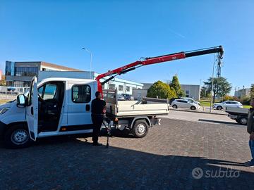 Fiat Ducato 2.3 cassonato con Doppia cabina 7 post