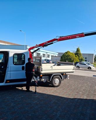 Fiat Ducato 2.3 cassonato con Doppia cabina 7 post