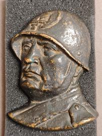 PLACCA EFFIGE DUCE MUSSOLINI
