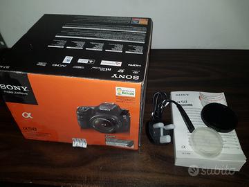 Scatola sony alpha 58