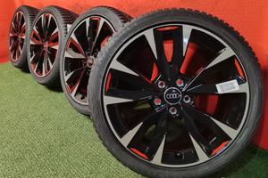 Cerchi Audi A3 S3 Origi Gomme 4 Stagioni 225 40 18