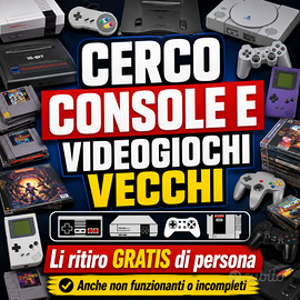 Ritiro Gratis Console Retro e Videogiochi