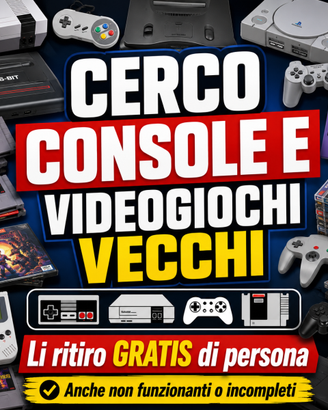Ritiro Gratis Console Retro e Videogiochi