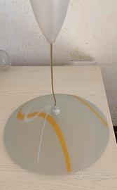 Lampadario in vetro