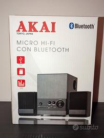 Impianto Hi-Fi Akai akbt21 USATO