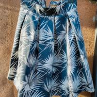 Gonna floreali al ginocchio conbipel 