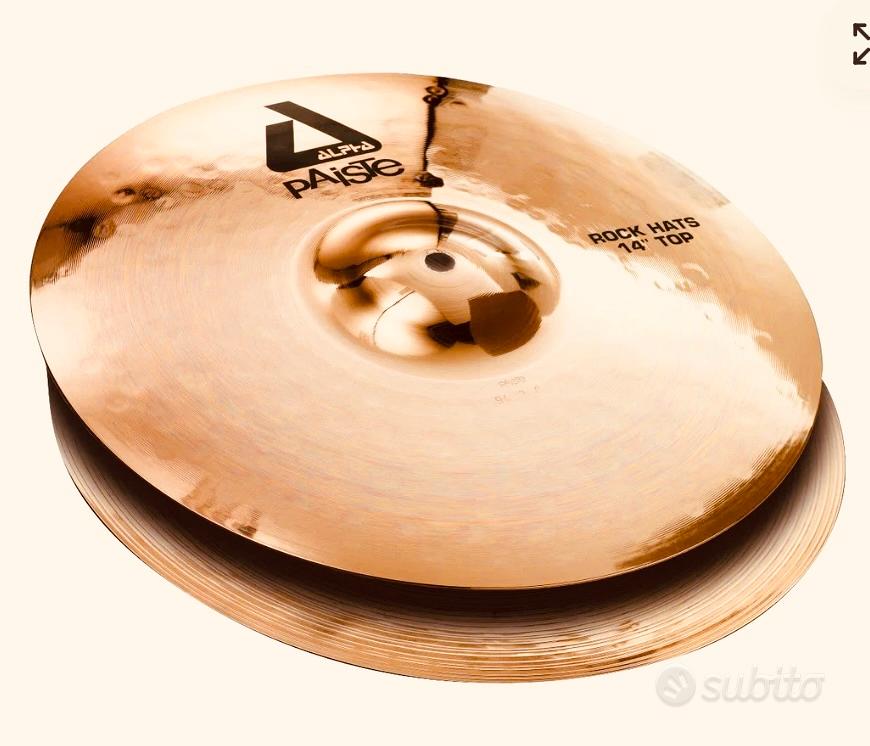 送料込【Paiste】Alpha Brilliant ロックハイハット14″ PAISTE ( パイステ ) ALPHA BRILLIANT MEDIUM HI-HATS 14 送料