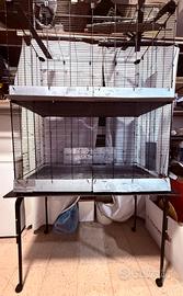 Gabbia voliera per uccelli canarini pappagalli