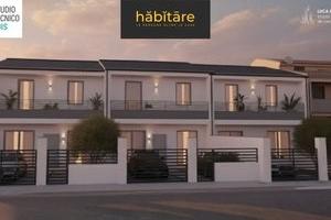 Villetta a schiera nuova trilocale con studio