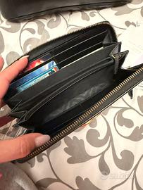 Portafoglio Gucci Marmont nero trapuntato