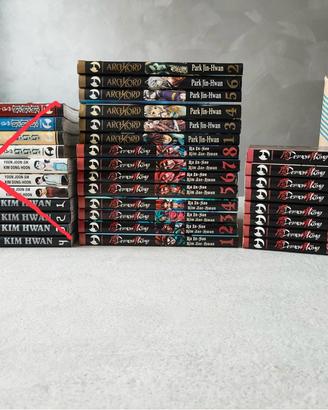 Lotto MANWHA da  22 volumi 