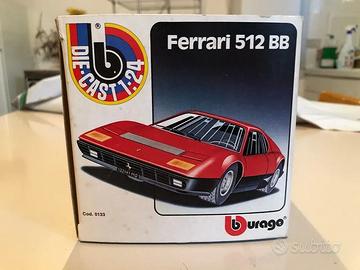 Scatola originale box Ferrari 512 BB 1/24 Bburago