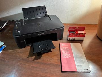 Stampante Canon Pixma TS3150 + 2 cartucce XL nero