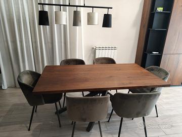 Tavolo rovere e sedie