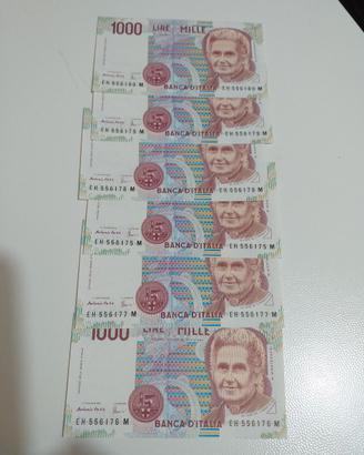 lire 1000di carta 