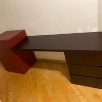 SCRIVANIA CON CASSETTIERA