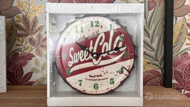 Orologio da parete a tappo Sweet Cola