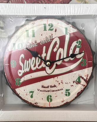 Orologio da parete a tappo Sweet Cola