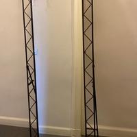 Specchio da Terra con Cornice in Ferro Battuto