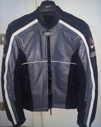 Giacca Moto SUOMY in Pelle con Protezioni - NUOVA