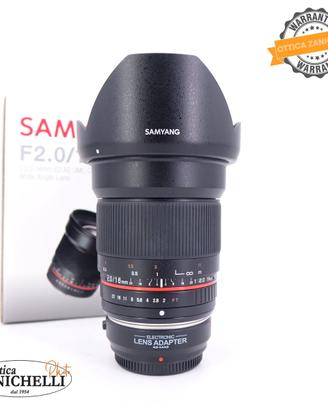 Samyang 16 f/2 ED AS UMC CS (Olympus) Usato (E448)