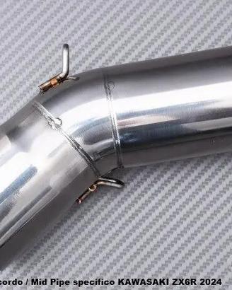 Raccordo / Mid Pipe specifico KAWASAKI ZX6R 2024