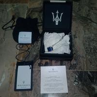 Collana Maserati argento NUOVA