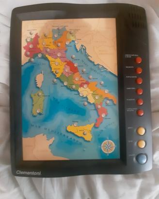Gioco Clementoni Geointeractive Italia con mappa