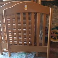 Lettino Pali sponde 132cm+estensione letto 152cm